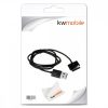 Καλώδιο φόρτισης USB για Asus EEE Pad Transformer TF101/TF300/TF201/TF700, Kwmobile, Μαύρο, Πλαστικό, 21295.01