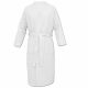 Unisex Waffle Pique Bathrobe Homelevel, L, Λευκό, Οργανικό βαμβάκι, 54916.02.3