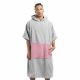 Unisex Homelevel Poncho, L-XL, Γκρι / Ροζ, Βιολογικό βαμβάκι, 54881.20.20