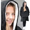 Sherpa Homelevel Kids' Hoodie, XL, Μαύρο, Πολυεστέρας, 55412.01