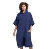 Unisex Homelevel Poncho, S-M, Μπλε, Βιολογικό βαμβάκι, 54881.17.19