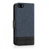 Θήκη για Apple iPhone 5 / iPhone 5s / iPhone SE, Textile, Blue, 35222.17