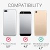 Θήκη για Apple iPhone 8 / iPhone 7 / iPhone SE 2, Φυσικό δέρμα, μπλε, 39346.04