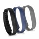 Σετ 3 ιμάντες για Fitbit Flex 2, kwmobile, σιλικόνη, πολύχρωμο, 39614.01