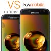 Σετ 2 προστατευτικών μεμβρανών για Samsung Galaxy J7 (2017), Kwmobile, Εμπρός, Διαφανές, 42291.1