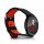 Λουράκι για Xiaomi Amazfit, σιλικόνη, μαύρο / κόκκινο, 43242.01