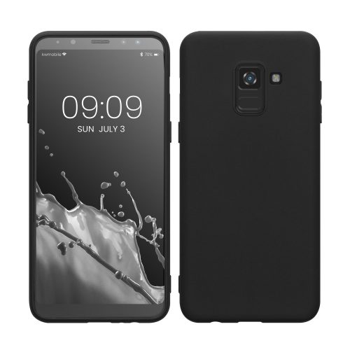 Θήκη για Samsung Galaxy A8 (2018), Silicone, Black, 43802.47