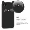 Θήκη για Apple iPhone 4 / iPhone 4s, Silicone, Black, 16131.02