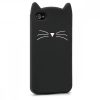 Θήκη για Apple iPhone 4 / iPhone 4s, Silicone, Black, 16131.02