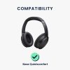 Σετ 2 μαξιλαριών αυτιών για ακουστικά Bose QuietComfort, Kwmobile, Μαύρο, Οικολογικό δέρμα, 44230.01