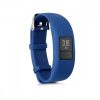 Σετ 2 λουριών για Garmin Vivofit 4, kwmobile, σιλικόνη, μπλε / μαύρο, 44228.01