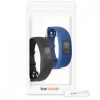 Σετ 2 λουριών για Garmin Vivofit 4, kwmobile, σιλικόνη, μπλε / μαύρο, 44228.01