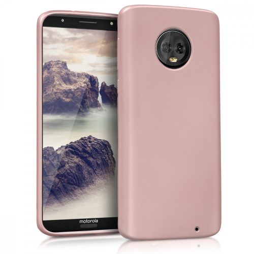 Θήκη για Motorola Moto G6 Plus, Silicone, Pink, 44614.31