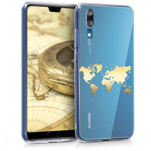 Θήκη για Huawei P20, Silicone, Gold, 44215.02