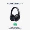 Σετ 2 μαξιλαριών αυτιών για ακουστικά Bose Soundlink Around-Ear Wireless II, Kwmobile, Μαύρο, Οικολογικό δέρμα, 45044.01