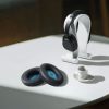 Σετ 2 μαξιλαριών αυτιών για ακουστικά Bose Soundlink Around-Ear Wireless II, Kwmobile, Μαύρο, Οικολογικό δέρμα, 45044.01