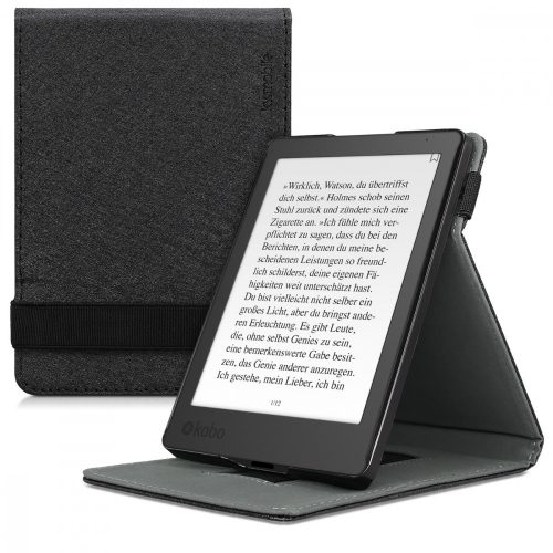 Κάλυμμα για Kobo Aura Edition 2, Eco leather, Μαύρο, 45098.01