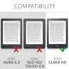 Θήκη για Kobo Clara HD, Οικολογικό δέρμα, Μαύρη, 45220.02