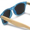 Unisex γυαλιά ηλίου Navaris, UV400, Bamboo, Blue, 40731.04.04