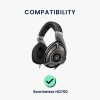 Σετ 2 μαξιλαριών αυτιών για ακουστικά Sennheiser HD700, Kwmobile, Μαύρο, Οικολογικό δέρμα, 45714.01