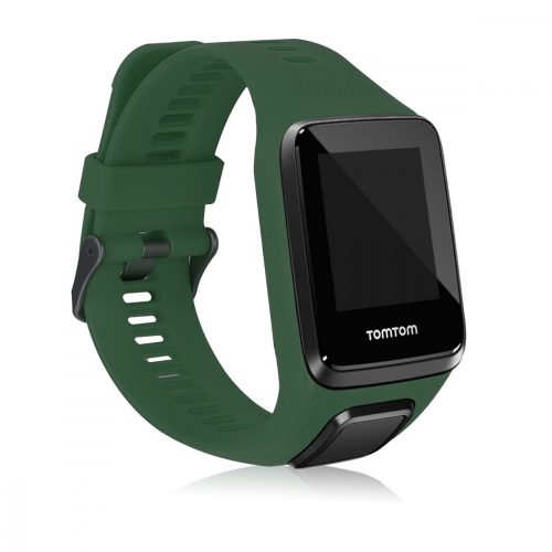 Strap for TomTom Adventurer / Runner 3 / Spark 3 / Golfer 2, Silicone, Green, 43572.80