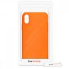 Θήκη για Apple iPhone X / iPhone XS, Silicone, Orange, 46270.69