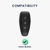 Κάλυμμα κλειδιού αυτοκινήτου Ford - 3 κουμπιά - Keyless Go, Silicone, Black, 44708.08