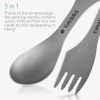 Navaris 3-σε-1 Titanium Camping Spork, πιρούνι, κουτάλι, μαχαίρι, 46937.01