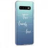 Κάλυμμα για Samsung Galaxy S10, Silicone, Transparent, 47448.02