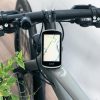 Βάση ποδηλάτου για GPS Garmin Bryton Rider/CatEye/Edge, Kwmobile, Μαύρο, Μεταλλικό, 47556.01