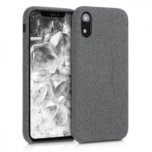 Θήκη για Apple iPhone XR, Textile, Grey, 46974.02