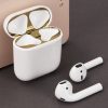 Προστατευτικά σκόνης για ακουστικά Apple AirPods 2/AirPods 1, Kwmobile, Gold, Plastic, 48243.21