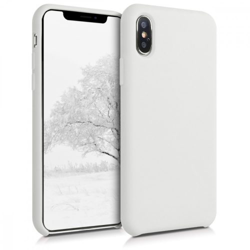 Θήκη για Apple iPhone X / iPhone XS, Silicone, White, 46313.02