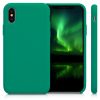 Θήκη για Apple iPhone X / iPhone XS, Silicone, Green, 42495.142