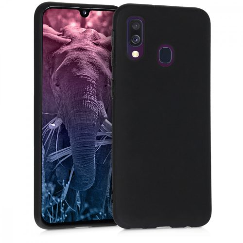 Θήκη για Samsung Galaxy A40, Silicone, Black, 48547.47