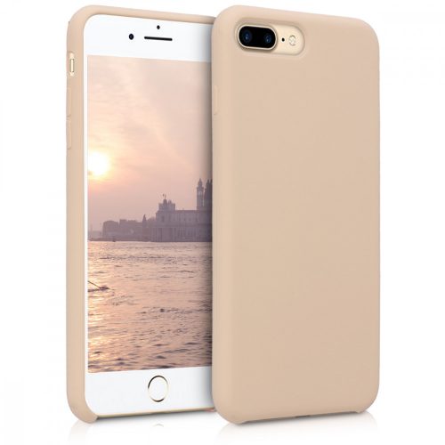 Θήκη για Apple iPhone 8 Plus / iPhone 7 Plus, Silicone, Beige, 40842.154