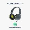 Σετ 2 μαξιλαριών αυτιών για ακουστικά Skullcandy Hesh 2.0, Kwmobile, Μαύρο, Αφρός μνήμης, 48910.01