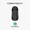 Κάλυμμα κλειδιού αυτοκινήτου για Tesla - Model S - Smart Key, kwmobile, Silicone, Black, 49066.01