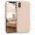 Θήκη για Apple iPhone X / iPhone XS, Silicone, Beige, 42495.154