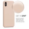 Θήκη για Apple iPhone X / iPhone XS, Silicone, Beige, 42495.154