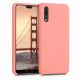 Θήκη για Huawei P20, Silicone, Rose Gold, 45689.76