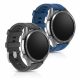 Σετ 2 λουριών για Huawei Watch GT (46mm), kwmobile, Silicone, Blue / Grey, 49589.01