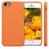 Θήκη για Apple iPhone 5 / iPhone 5s / iPhone SE, Silicone, Orange, 42766.150