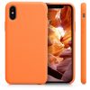 Θήκη για Apple iPhone X / iPhone XS, Silicone, Orange, 42495.150