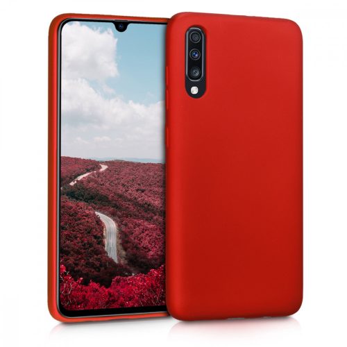 Θήκη για Samsung Galaxy A70, Silicone, Red, 48430.36