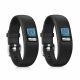 Σετ 2 ιμάντες για Garmin Vivofit 4, kwmobile, Silicone, Black, 44228.47