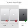 Κάλυμμα για Apple iPad 10.2 2019, Οικολογικό δέρμα, Μαύρο, 50341.01