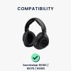 Σετ 2 μαξιλαριών αυτιών για ακουστικά Sennheiser RS160/RS170/RS180, Kwmobile, Μαύρο, Οικολογικό δέρμα, 50667.01