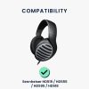 Σετ 2 μαξιλαριών αυτιών για ακουστικά Sennheiser HD555/HD518/HD595, Kwmobile, Black, Textile, 50666.01