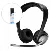 Σετ 2 λουριά για ακουστικά Sennheiser HD25/HD25-1 II/HD250BT, Kwmobile, Μαύρο, Οικολογικό δέρμα, 50665.01